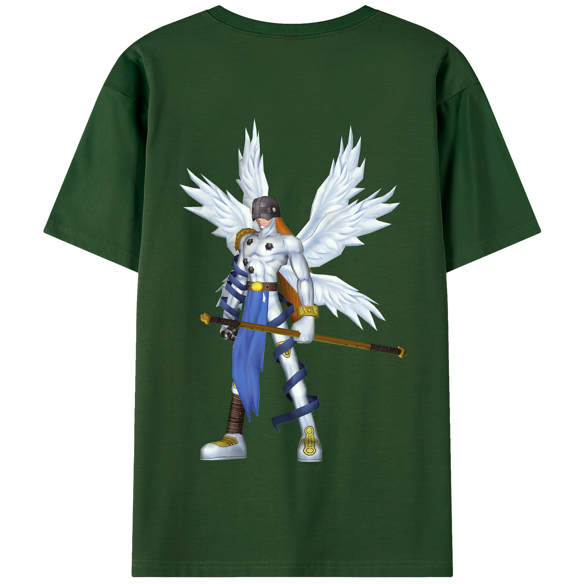 （画像用） Digimon デジタルモンスター/デジモン 綿100％半袖Tシャツ（背面プリント）